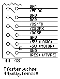 44poliges Notebook-IDE-Anschlusskabel (Festplatte)